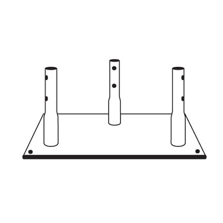 ROHN 25G HINGED Base Plate